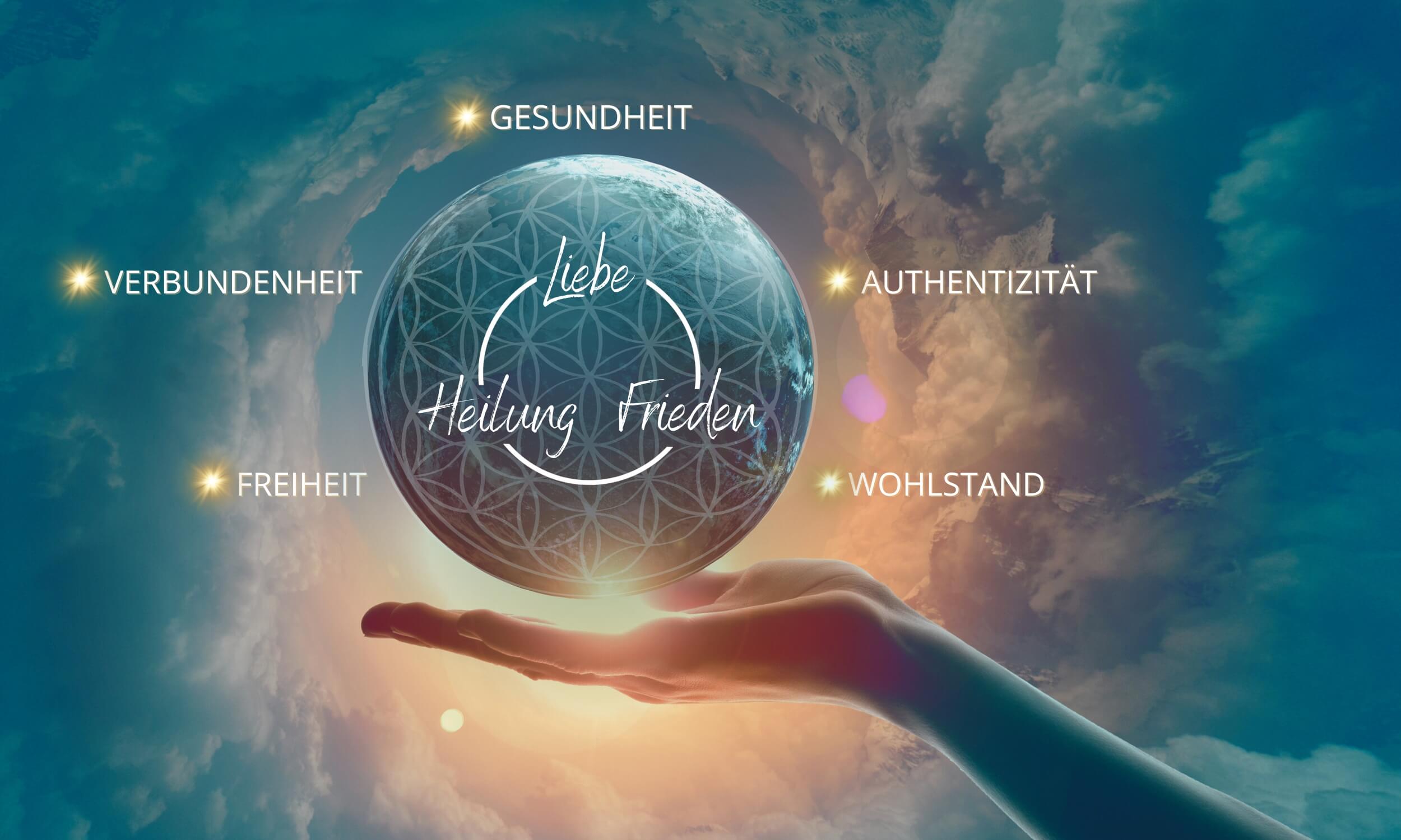 Weltkugel Werte-Grafik Friends LP