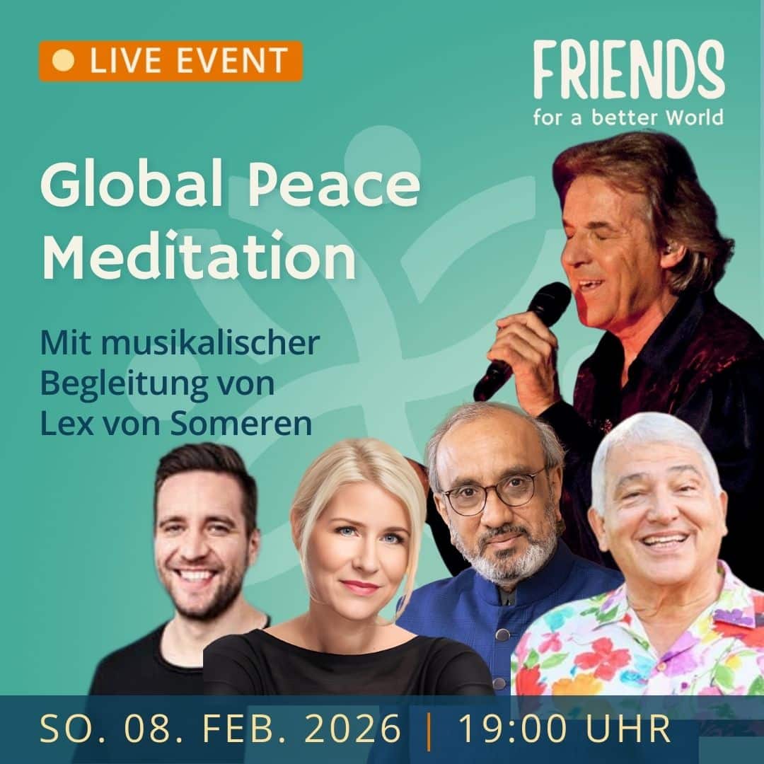 Global Peace mit: Lex von Someren, Chuck Spezzano, Birgit Fischer und André Stern