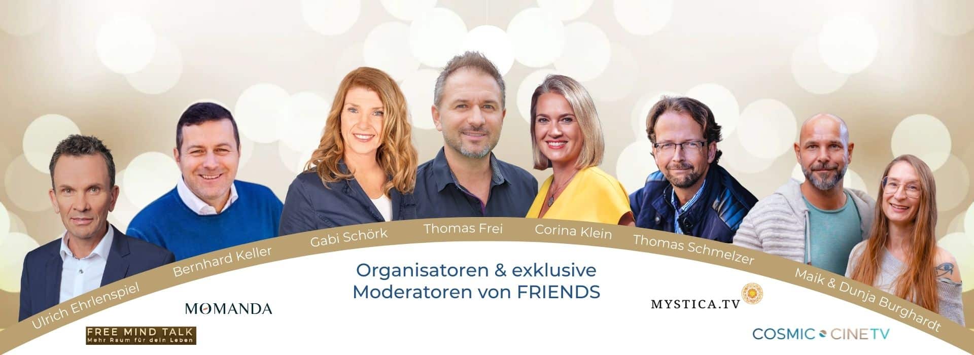 Organisatoren und Moderatoren